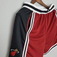 Shorts Miami Heat Red Black NBA