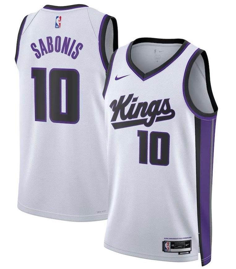 Sacramento Kings Domantas Sabonis White Jersey - Association Edition