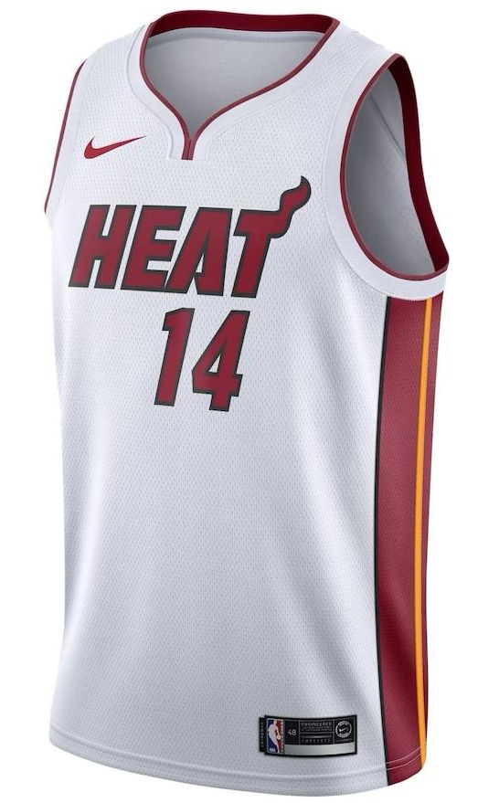 Miami Heat Tyler Herro White Jersey - Association Swingman