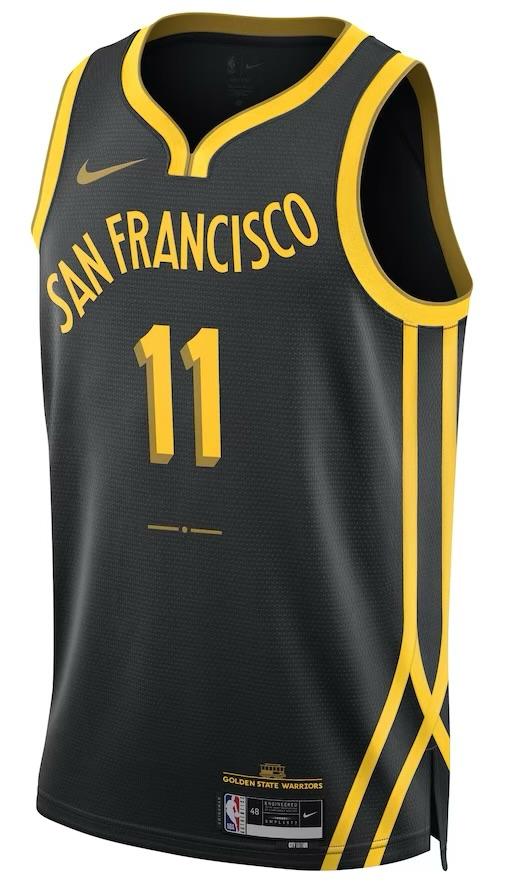 Golden State Warriors Klay Thompson Black 2023/24 Jersey - City Edition