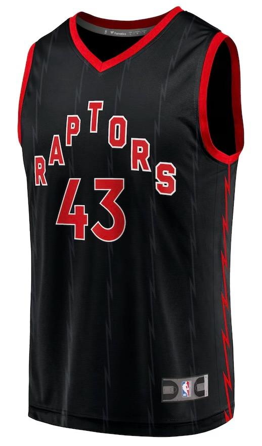 Toronto Raptors Pascal Siakam Black Jersey - Statement Edition