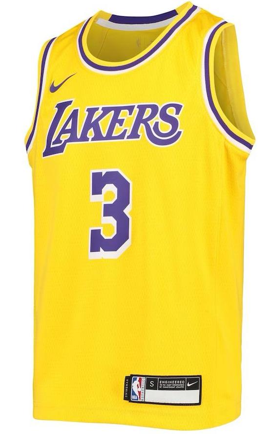 Los Angeles Lakers Anthony Davis Gold Jersey - Icon Edition