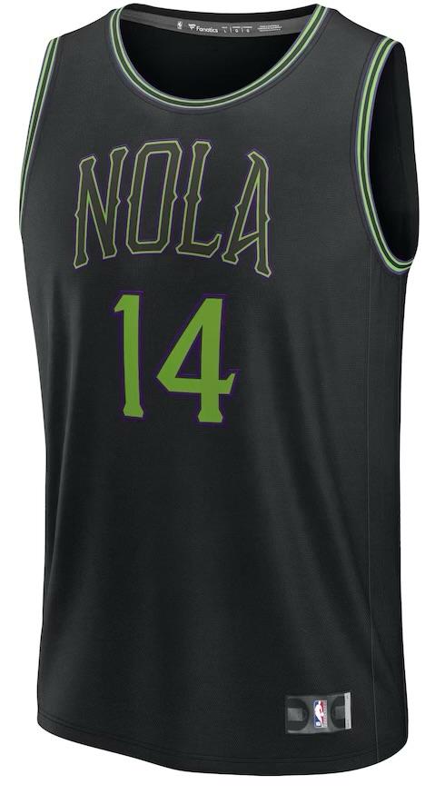 New Orleans Pelicans Brandon Ingram Black 2023/24 Jersey - City Edition