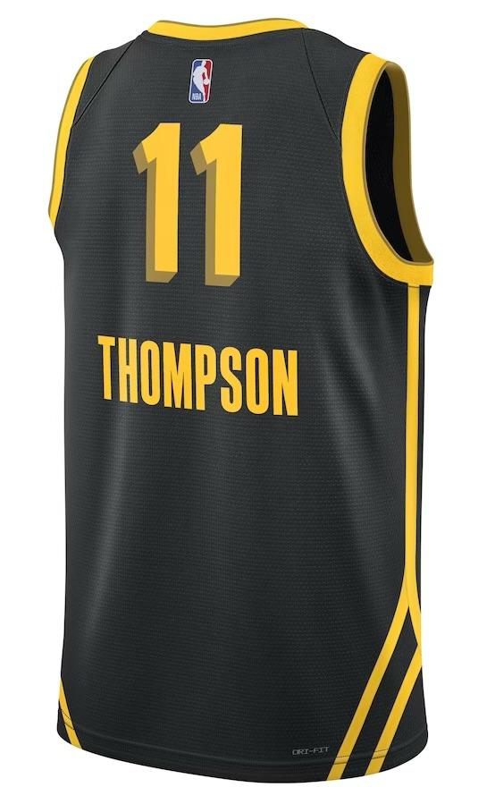 Golden State Warriors Klay Thompson Black 2023/24 Jersey - City Edition