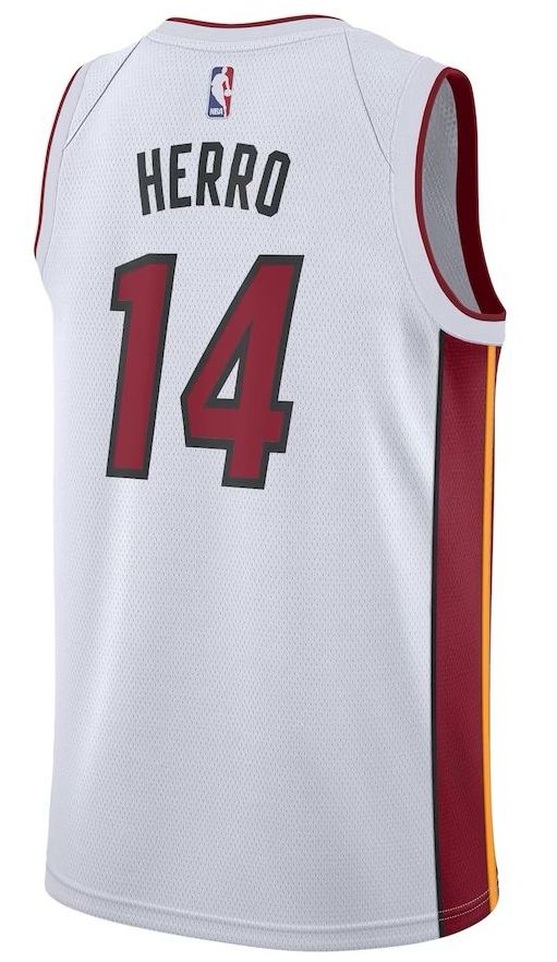 Miami Heat Tyler Herro White Jersey - Association Swingman