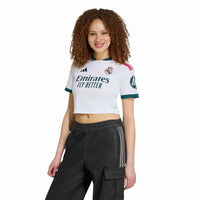 Camiseta Real Madrid Home 26/27 Mujer Cropped