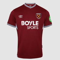 Camiseta West Ham United Home 25/26 - Bordo
