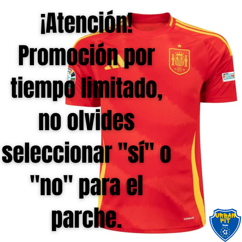 Camiseta España Home 24/25 - Hincha - Masculino - Rojo