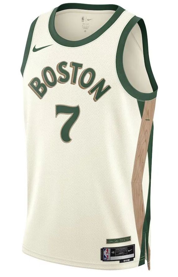 Boston Celtics Jaylen Brown White 2023/24 Jersey - City Edition