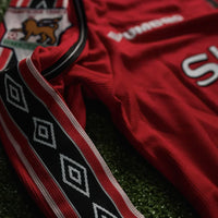 Camiseta retro Manchester United Home Manga Larga 98/99 - Con Patch
