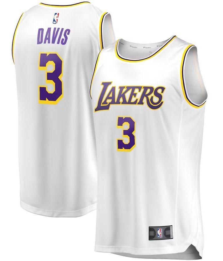 Los Angeles Lakers Anthony Davis White Jersey - Association Edition