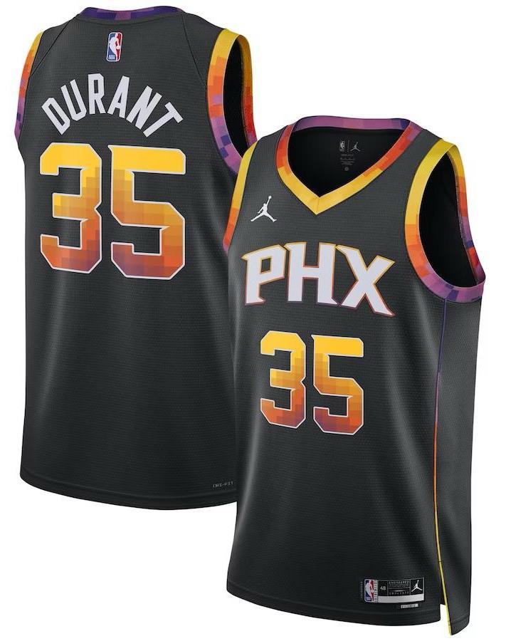 Phoenix Suns Kevin Durant Black Jersey - Statement Edition