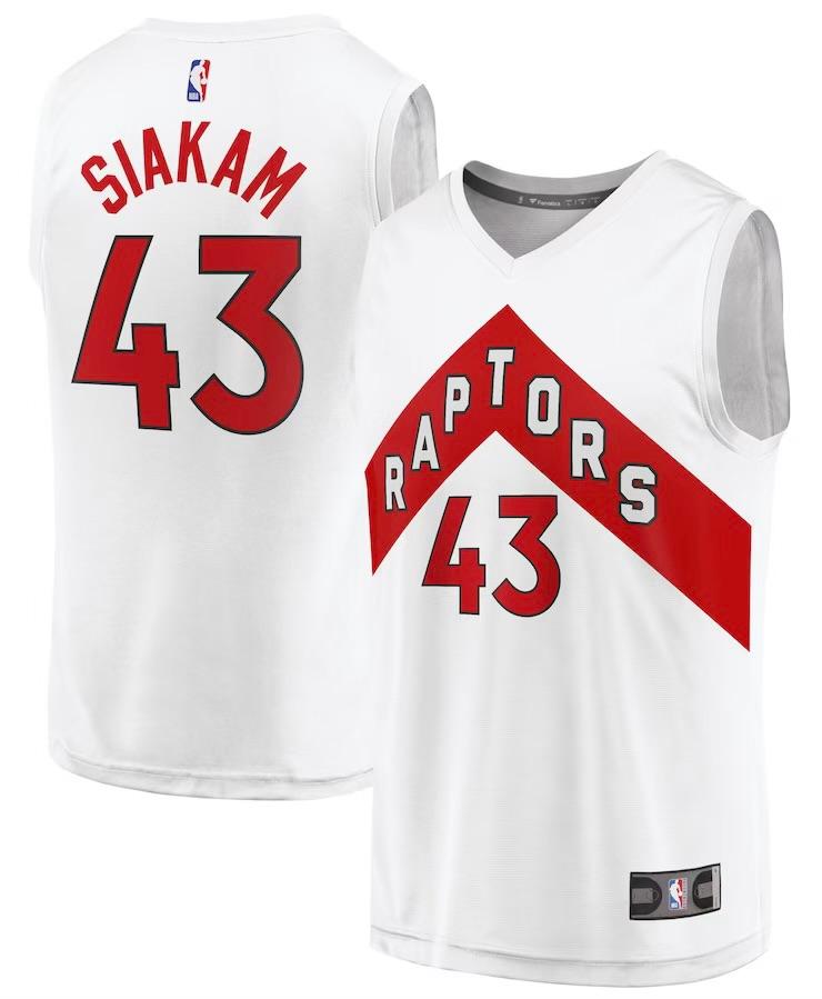 Toronto Raptors Pascal Siakam White Jersey - Association Edition