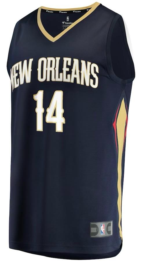 New Orleans Pelicans Brandon Ingram Navy Jersey - Icon Edition