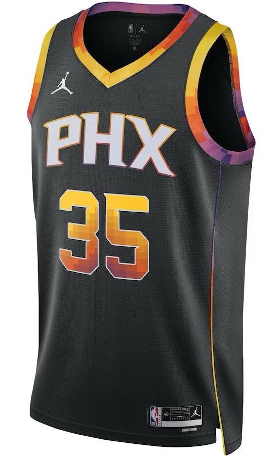 Phoenix Suns Kevin Durant Black Jersey - Statement Edition