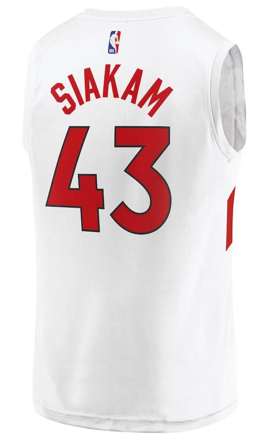 Toronto Raptors Pascal Siakam White Jersey - Association Edition