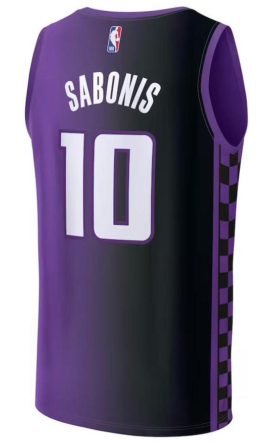 Sacramento Kings Domantas Sabonis Purple Jersey - Statement Edition