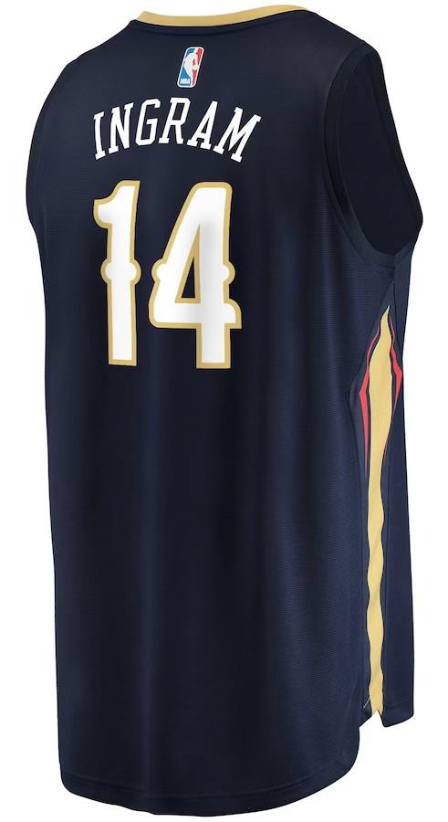 New Orleans Pelicans Brandon Ingram Navy Jersey - Icon Edition