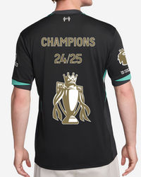 Camiseta Liverpool Away - Edición especial - Campeones 24/25 y Trofeo de Oro