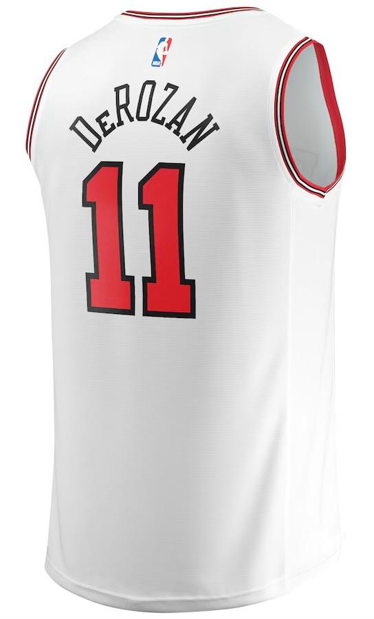 Chicago Bulls DeMar DeRozan White Jersey - Association Edition