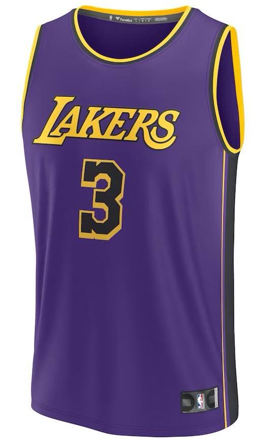 Los Angeles Lakers Anthony Davis Purple Jersey - Statement Edition