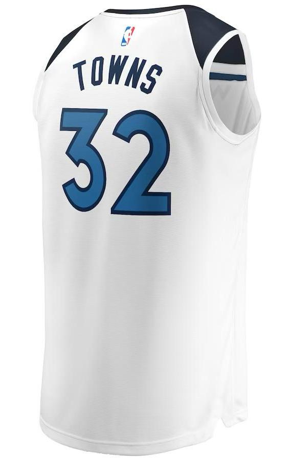 Minnesota Timberwolves Karl-Anthony Towns White Jersey - Association Edition