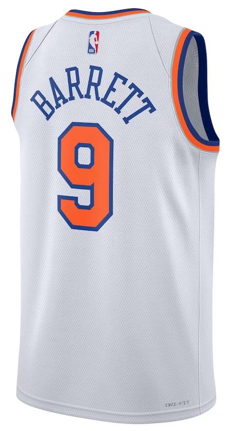 New York Knicks RJ Barrett White Jersey - Association Edition