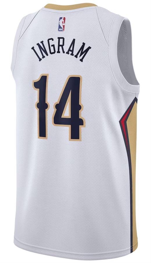 New Orleans Pelicans Brandon Ingram White Jersey - Association Edition