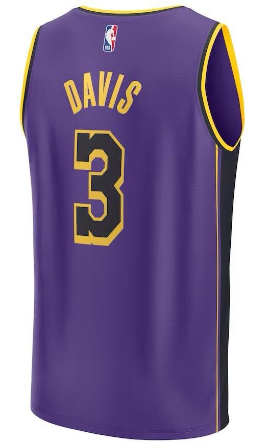 Los Angeles Lakers Anthony Davis Purple Jersey - Statement Edition