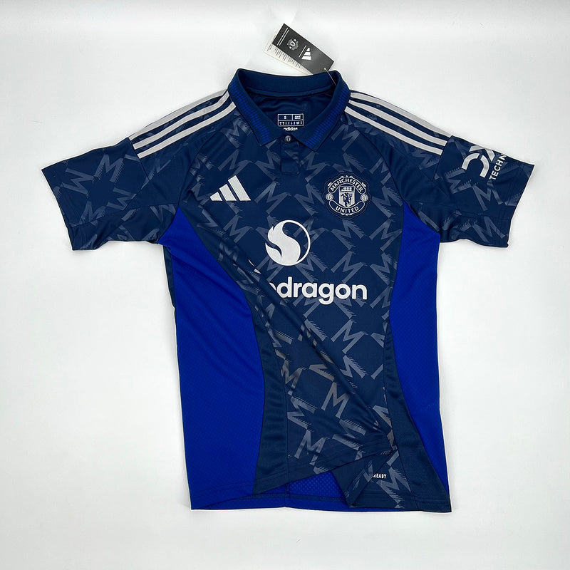 Camiseta Manchester United Away 24/25 Adidas - Azul