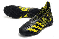 Zapatillas Société Predator Freak + FG Black/Yellow - Cano Alto