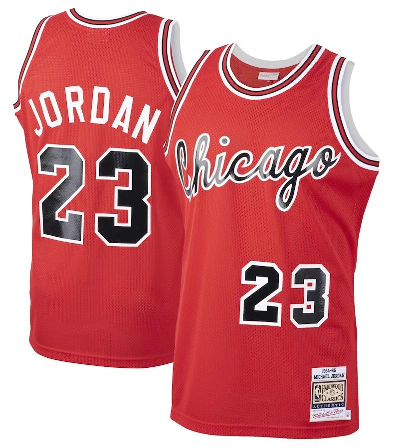 Chicago Bulls Michael Jordan Red 1984/85 Jersey