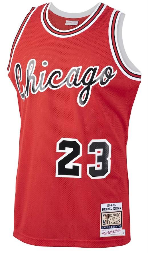 Chicago Bulls Michael Jordan Red 1984/85 Jersey