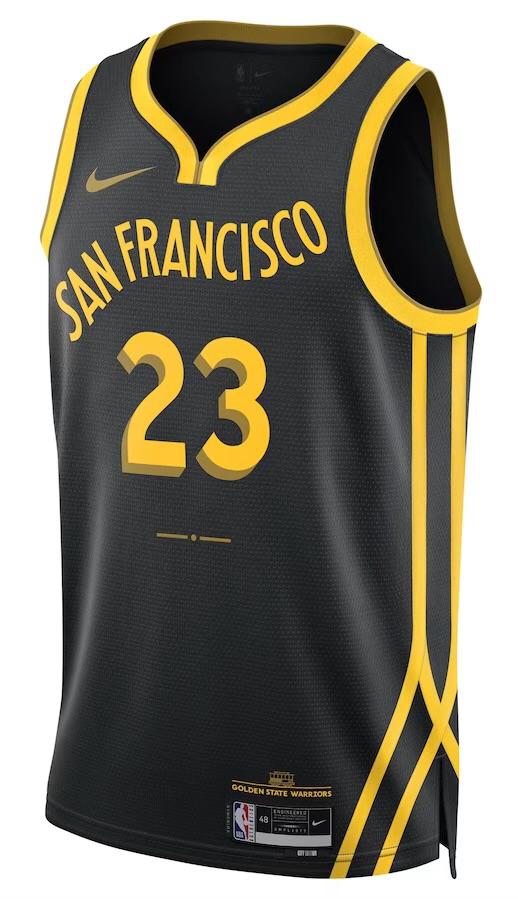 Golden State Warriors Draymond Green Black 2023/24 Jersey - City Edition