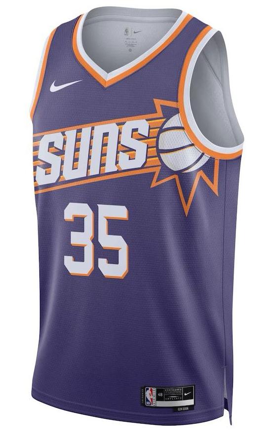 Phoenix Suns Kevin Durant Purple Jersey - Icon Edition