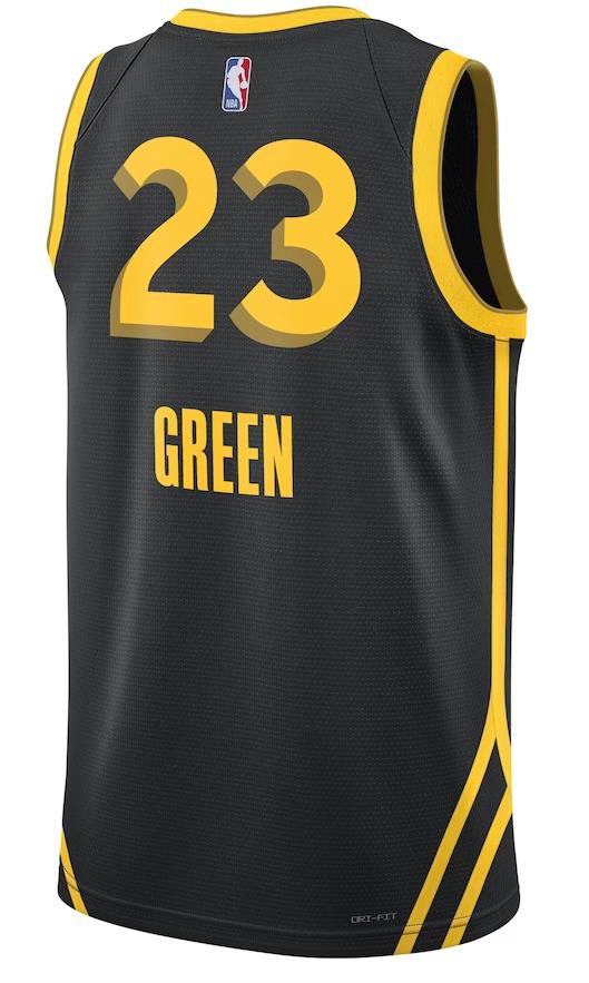 Golden State Warriors Draymond Green Black 2023/24 Jersey - City Edition