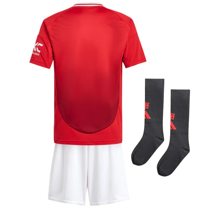 Conjunto infantil - Manchester United 24/25 com calcetines