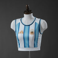 Camiseta Argentina Home 26/27 - Mujer Cropped