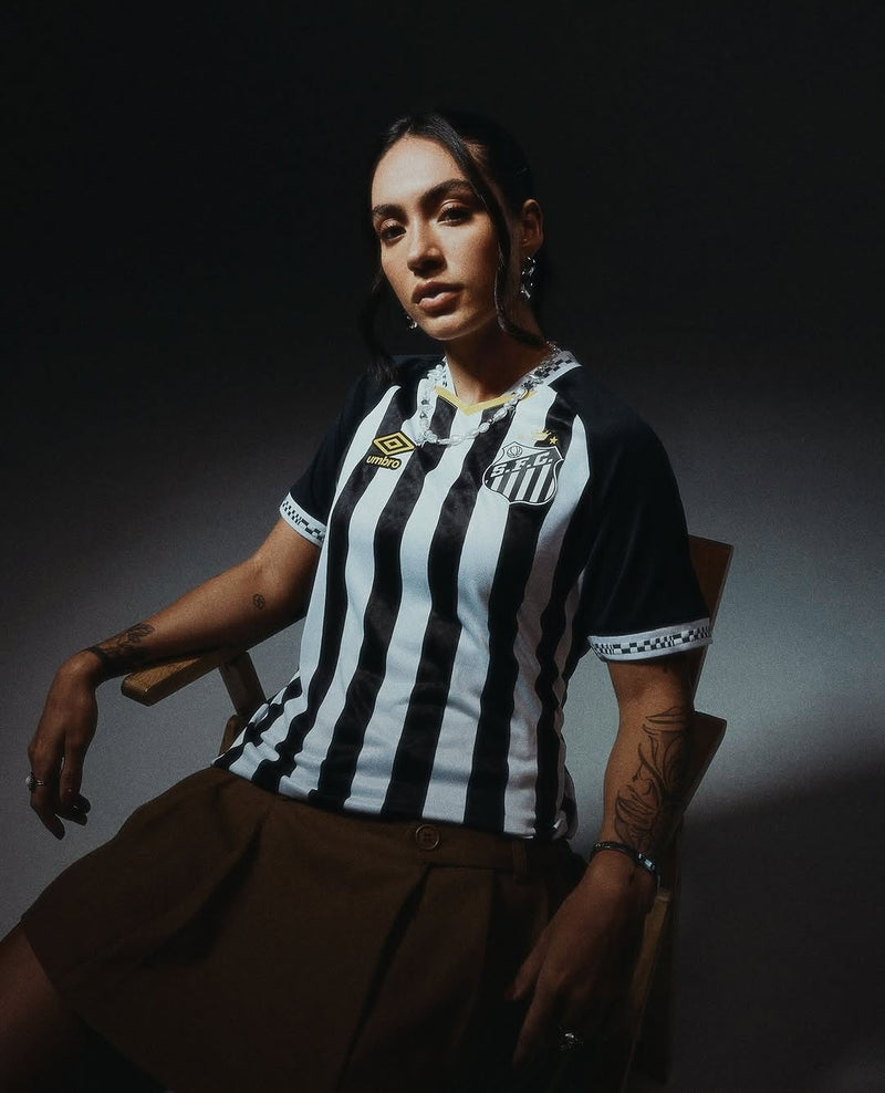 Camiseta Femenina Santos Away 25/26 - Umbro