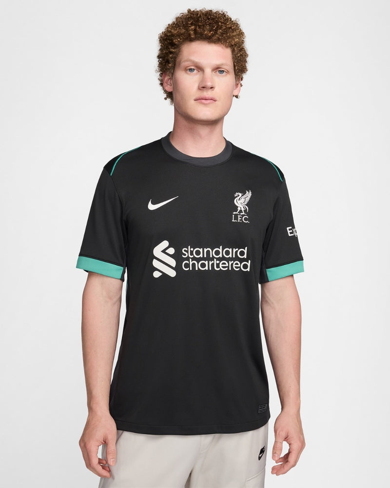 Camiseta Liverpool Away Jugador - Edición especial - Campeones 24/25 y Trofeo de Oro