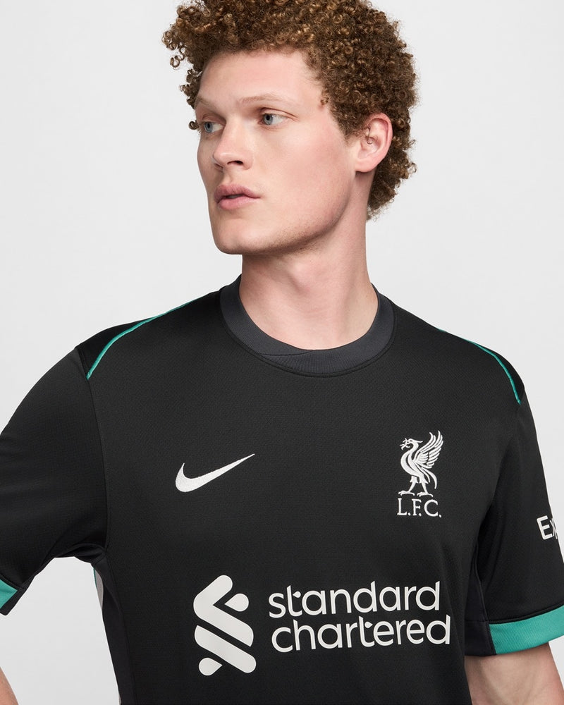 Camiseta Liverpool Away Jugador - Edición especial - Campeones 24/25 y Trofeo de Oro