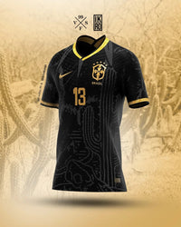 Camiseta Conceito Selección Brasil 2022 - @ikrodesign