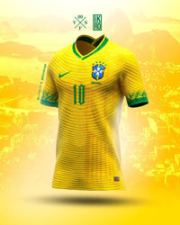 Camiseta Conceito Selección Brasil [Rio] 2022 - por @ikrodesign e @visilfer.99