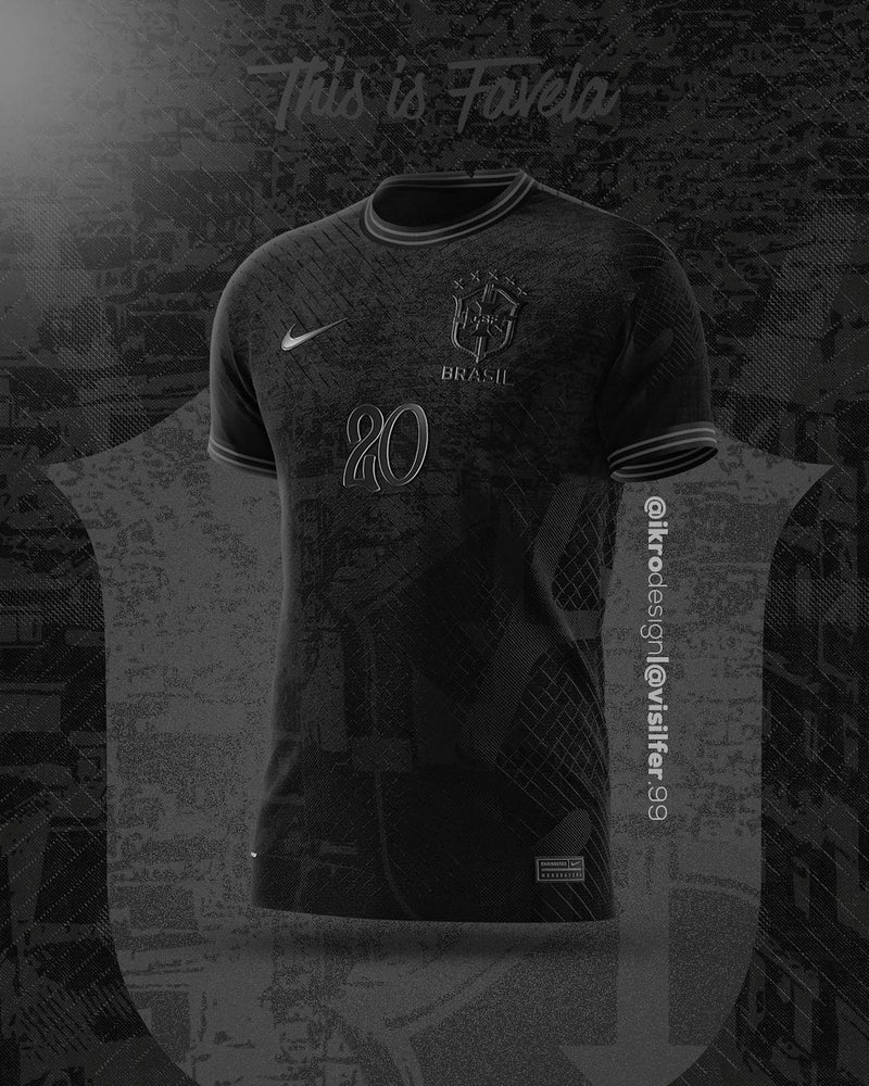 Camiseta Conceito Selección Brasil [This is Favela] 2022 - @ikrodesign e @visilfer.99