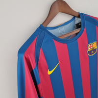 Camiseta Manga Larga Barcelona 05/06 - Grená