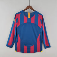Camiseta Manga Larga Barcelona 05/06 - Grená