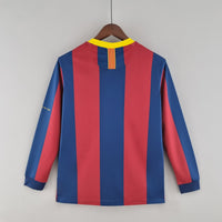 Camiseta Manga Larga Barcelona 10/11 - Grená