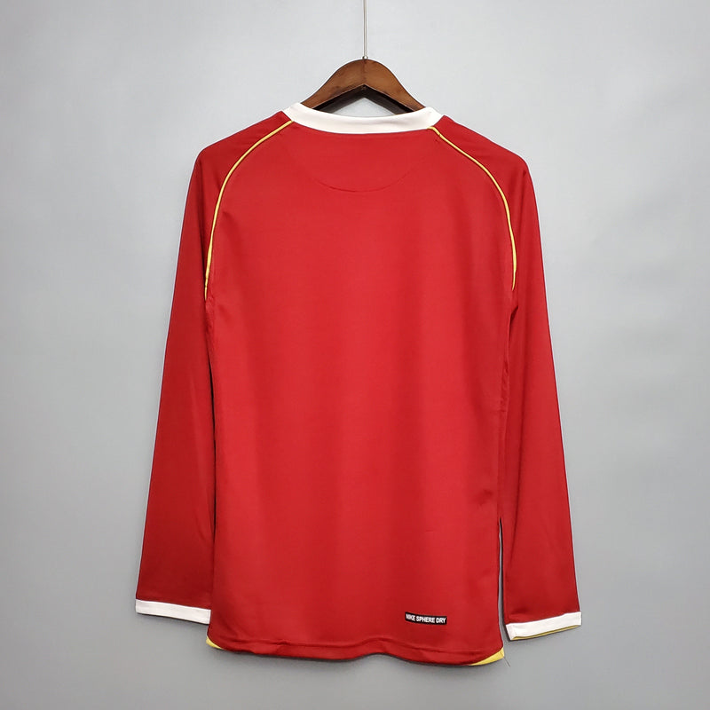 Camiseta Manga Larga Manchester United 06/07