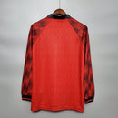 Camiseta Manga Larga Manchester United 1996