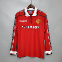 Camiseta Manga Larga Manchester United 1998/99